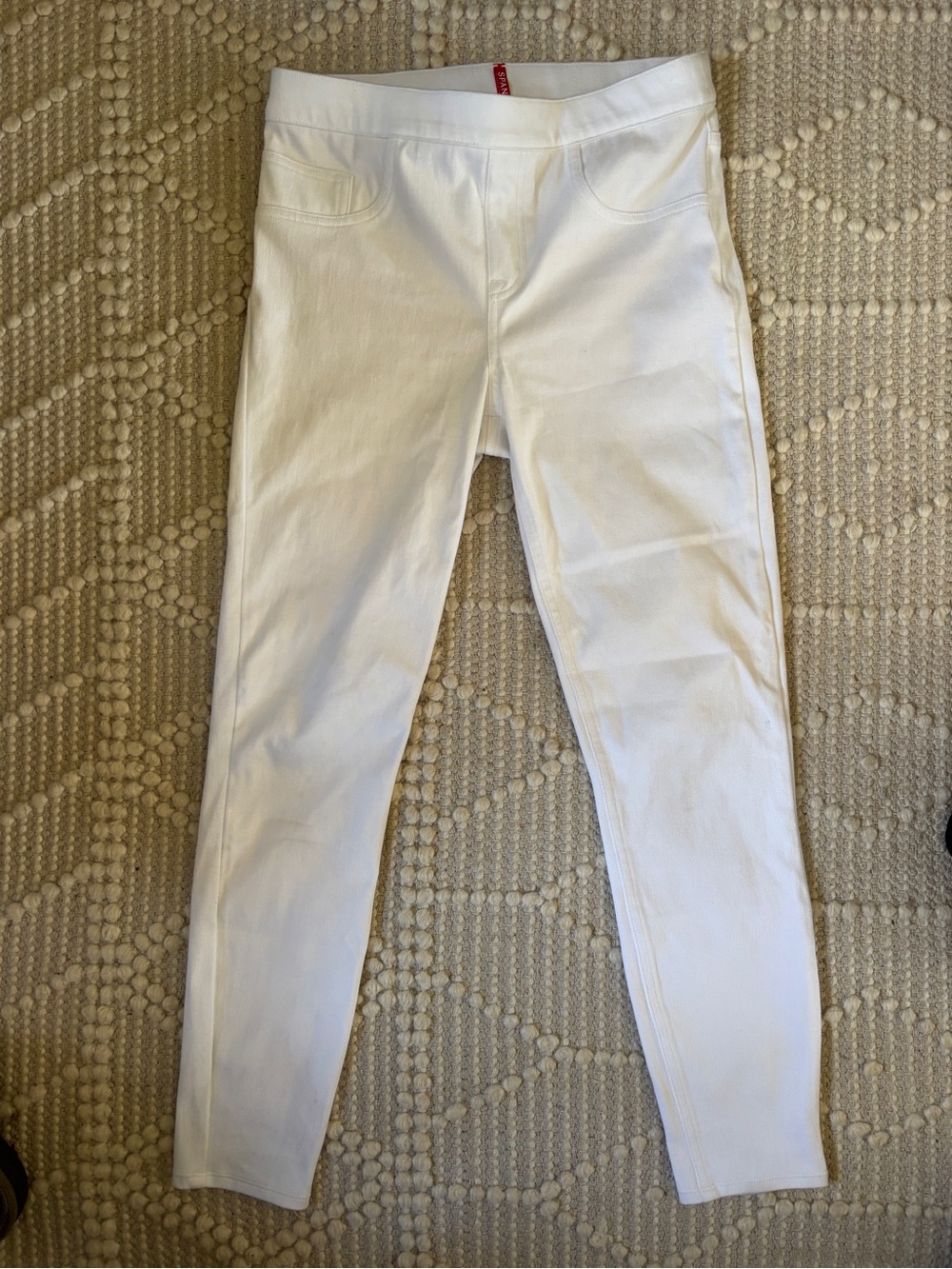 Spanx Women’s White Jean Pant size medium